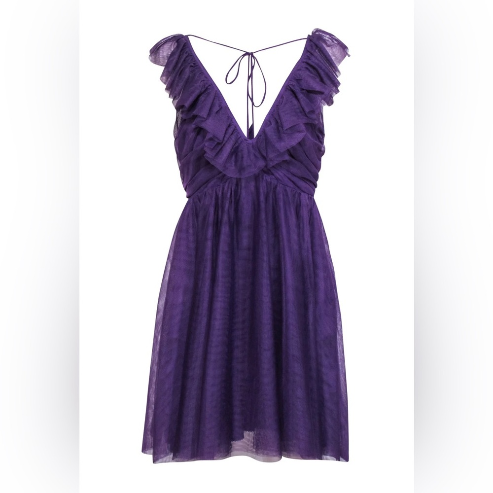 Anthropologie Ruffled Tulle‎ Mini Dress - Picture 4 of 16